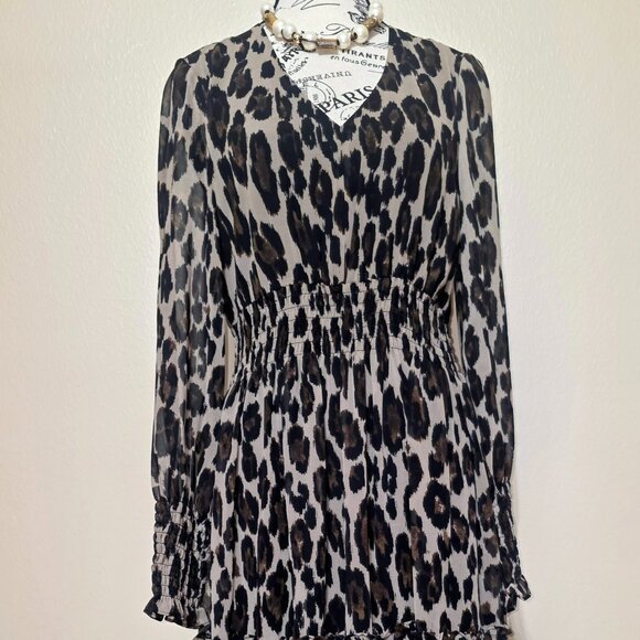 Taylor Leopard Print Maxi Dress - Picture 2 of 6